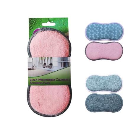 Microfiber Dual Action Scrubbing Sponge