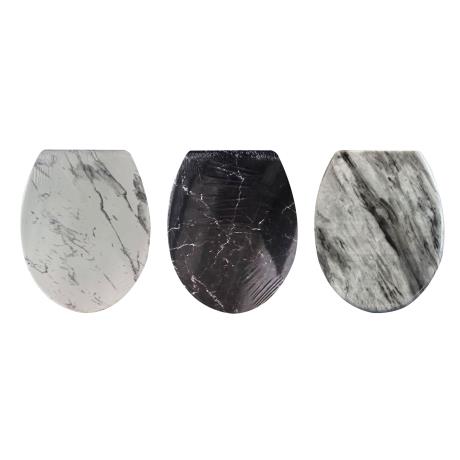 Deluxe Marble Toilet Seat 18inch