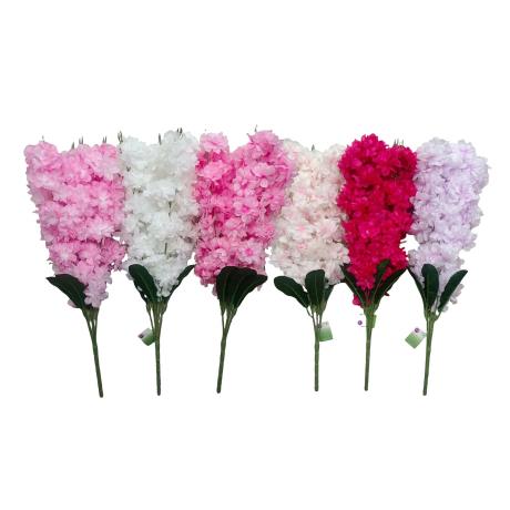 5 Heads Cherry Bunch 63cm