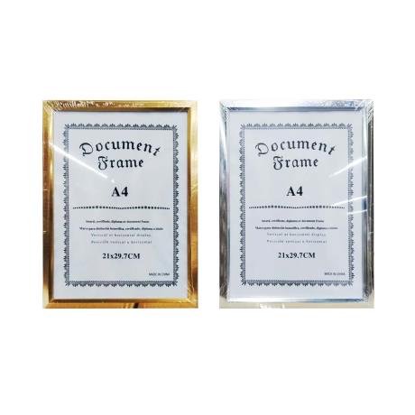 A4 GLOSS WOOD PHOTOFRAME 2ASST