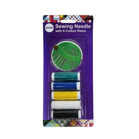 Sewing Needle with 5 Cotton Reels