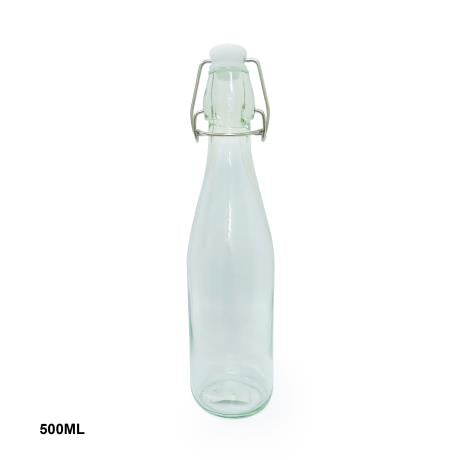 Glass Clip Top Bottle 500ml