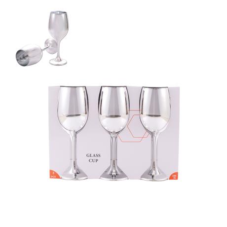 3PCS WINE GLASSES SET 320ML