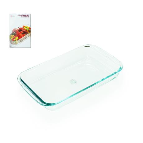 3L GLASS OVEN DISH COLOUR BOXED