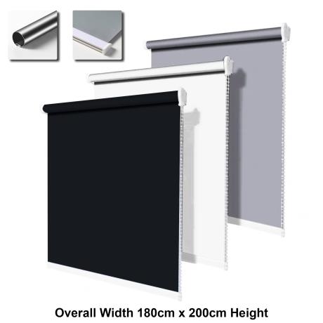 Blackout Roller Blinds 180x200cm