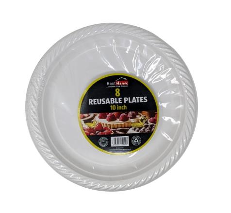 REUSABLE Large Plastic Plates