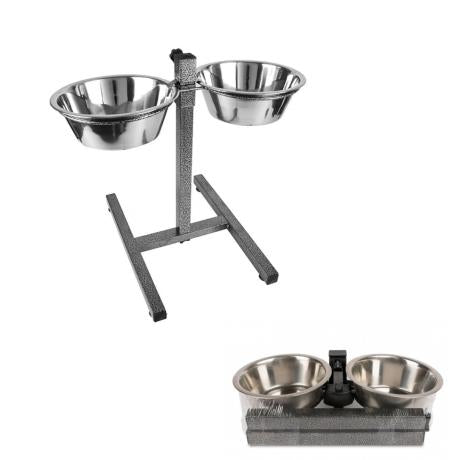 Raised Pet Bowl Holder Set