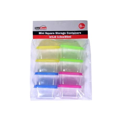 Square Mini Storage Containers