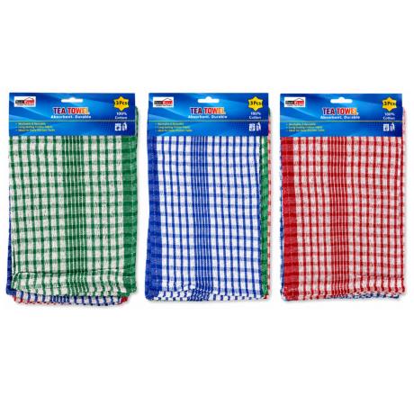 Mono Check Tea Towel