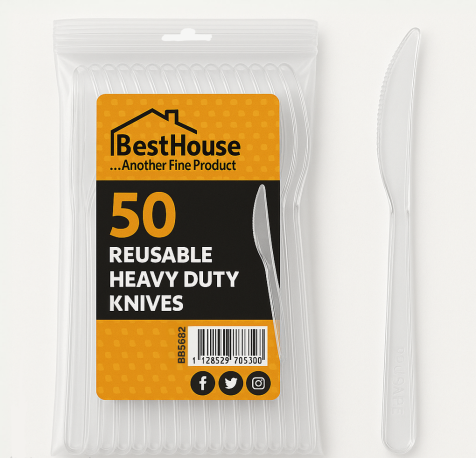 Heavy Duty Knives - Clear