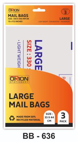 3 Pack Mail Bag