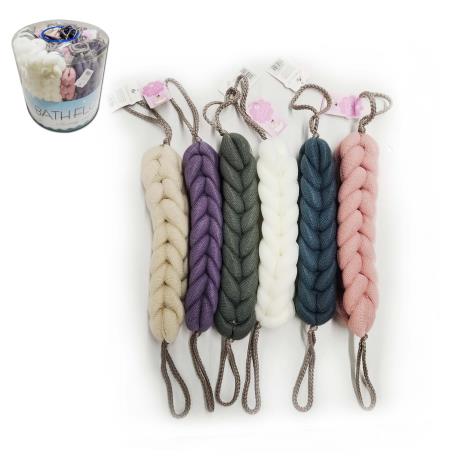 Stripe Bath Puff 70g