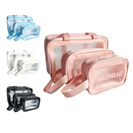 3pcs Wash Bag Set 30/26/20cm