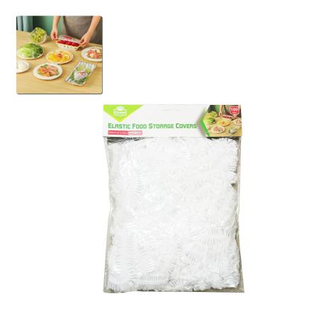 Elastic Food Storage Covers 100pk