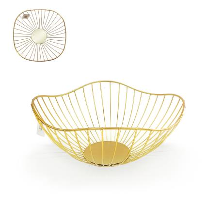 Large Wire Fruit Bowl 28x7cm