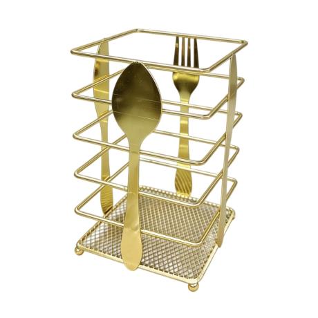 Golden Wire Cutlery Holder 10x5.5cm