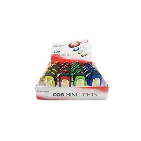 Cob LED Keyring Torch Light with Battery