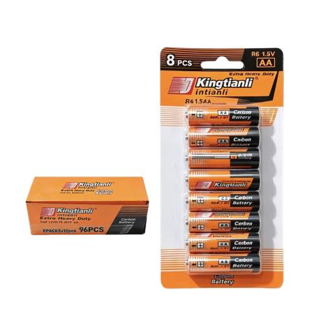 AA Carbon Battery 8pk