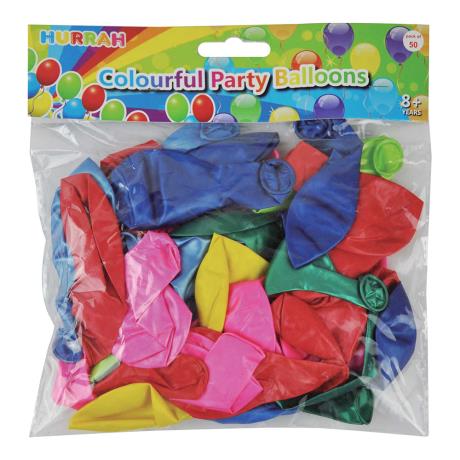 Asst Balloons 50pk