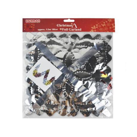 Floral Foil Garland 2.7m