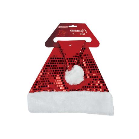 Sequin Santa Hat