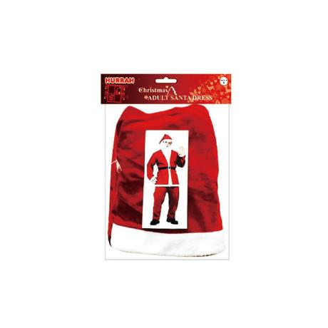 5PCS ADULT SANTA DRESS