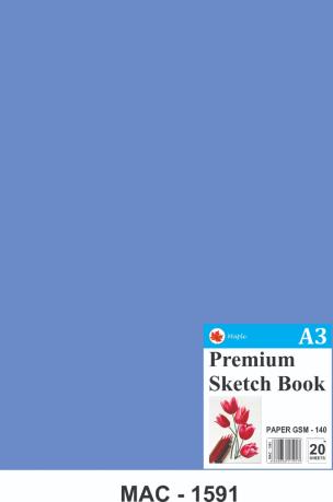 A3 Premium Sketch Book 20 Sheets Center