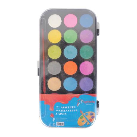 21 ASST WATERCOLOUR PAINTS