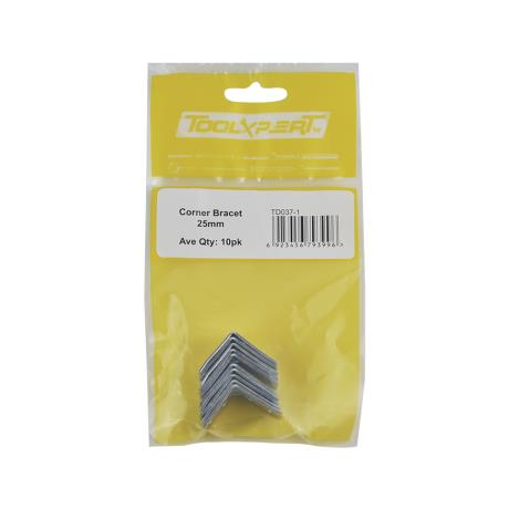 Corner Bracet 25mm 10pk