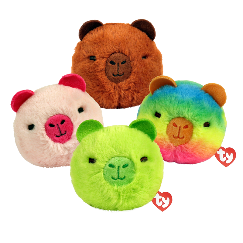 Capybara Multipack Beanie Bouncers 10cm