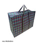Check Fabric Bag 60x45x20cm