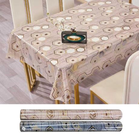 Transparent Pattern Table Cloth 137cm x