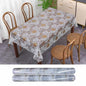 Transparent Floral Table Cloth 137cm x 20m