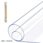 Clear PVC Table Cloth 1.37x30M 25micron