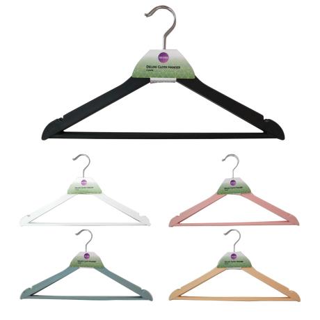 Deluxe Cloth Hanger 2pk
