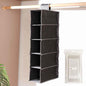 5 Tier Hanging Wardrobe Shelf 15x30x70cm