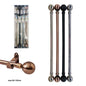 Metal Ball Curtain Pole 60cm-120cm