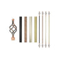 Metal Curtain Pole 70cm-120cm