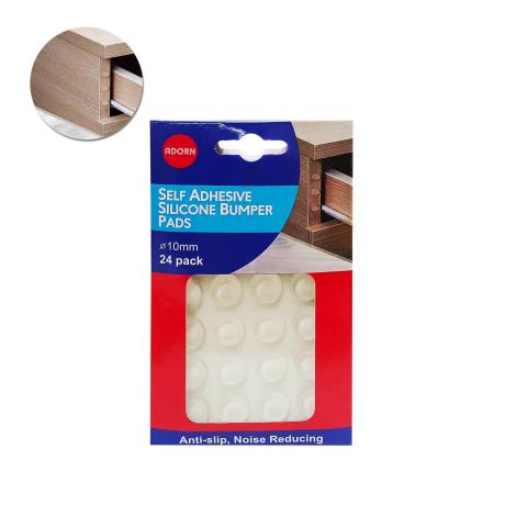 Self Adhesive Silicone Bumper Pads 24pk
