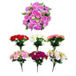 18 Heads Open Rose Bunch 38cm