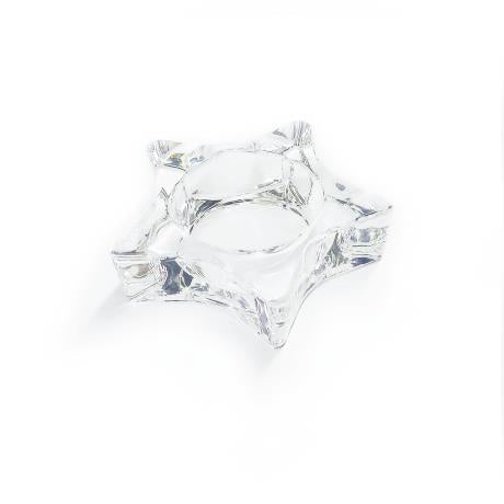 Glass Star Tealight Holder