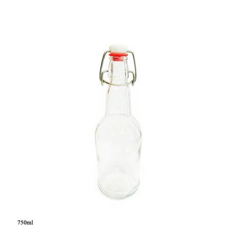 Clip Top Glass Bottle 750ml
