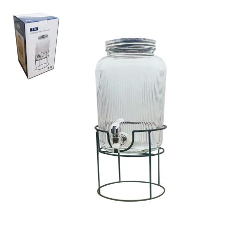 Glass Drink Dispenser 3.8L
