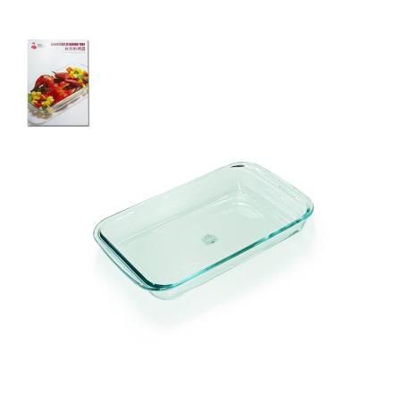 1L GLASS OVEN DISH COLOUR BOXED