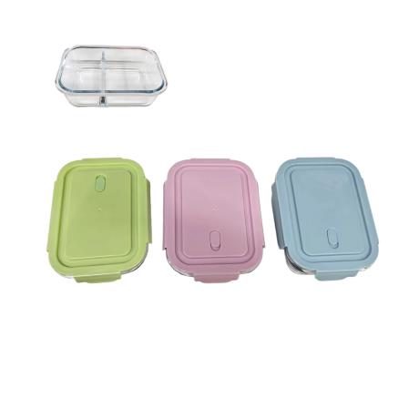 2 Compartments Airtight Container 580ml
