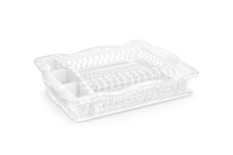 Transparent Dish Drainer with Base