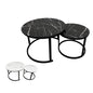2pcs Coffee Table Set 70x45cm & 50x40cm