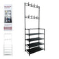 Clothes Rack with 4 Layer Shoe Rack
