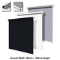 Blackout Roller Blinds 100x200cm