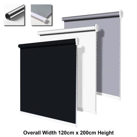 Blackout Roller Blinds 120x200cm